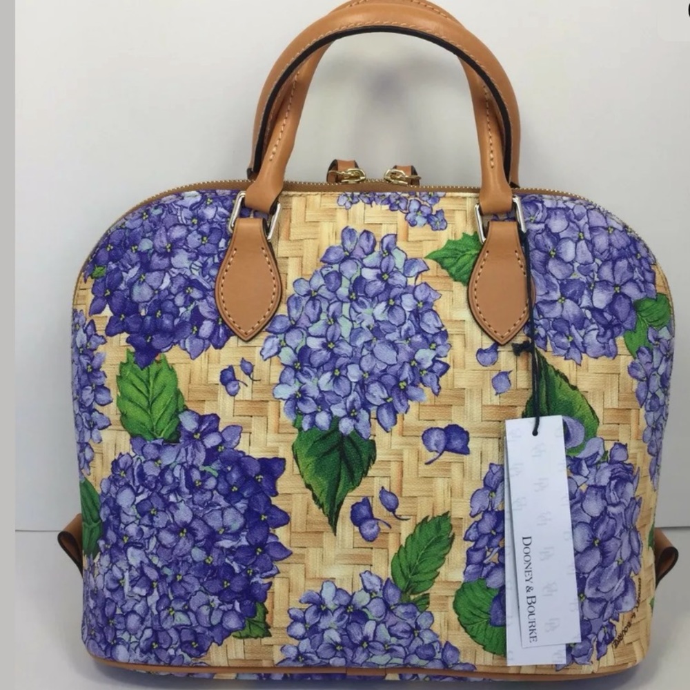 SOLD MeRC! Dooney & Bourke Hydrangea Satchel - Picture 6 of 6